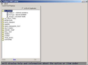 Configure any number of database lookups from any number of databases.